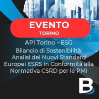 Ti aspettiamo mercoledì 10 aprile a Torino per l'evento ESG promosso da API Torino